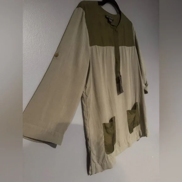 Armani Exchange Olive Green Tunic - Picture 6 of 8